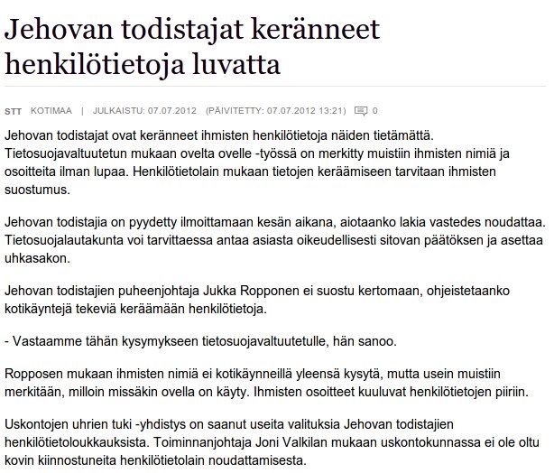 H�meen Sanomat